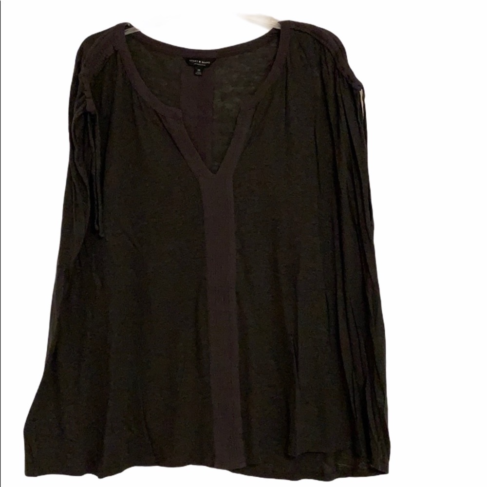 Lucky Brand Rushed Sleeves Tee